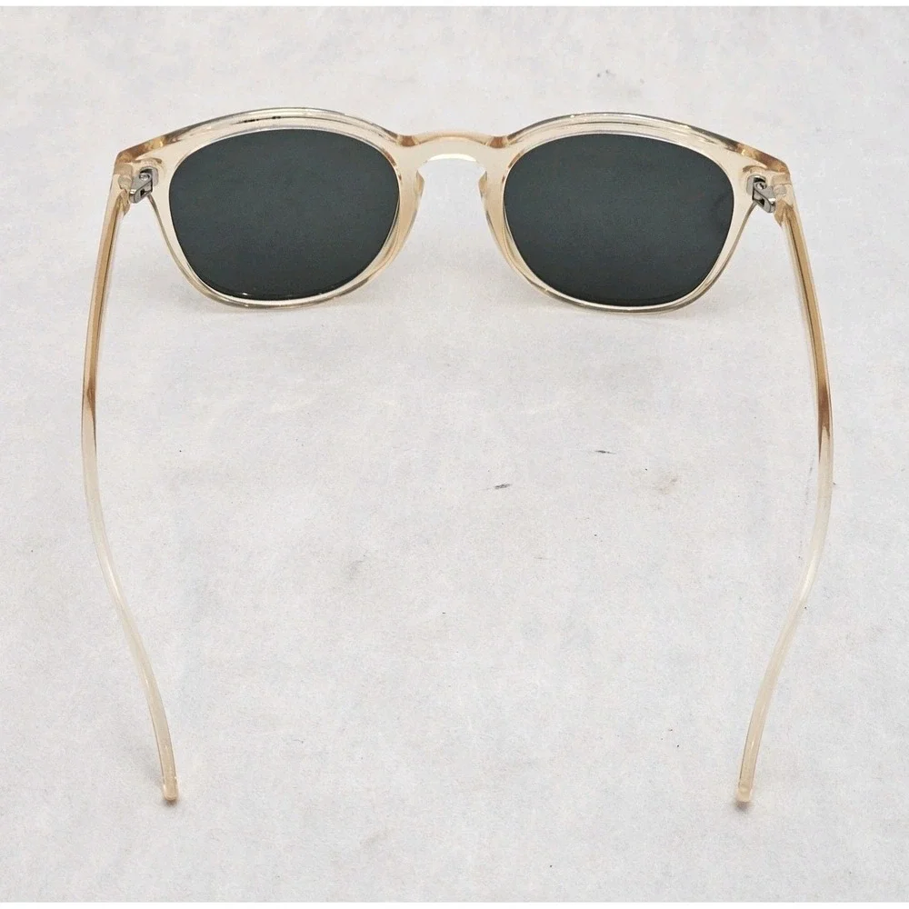 EUC Sunski Yuba Sunglasses Clear Forest  Polarized Green-tinted Lenses